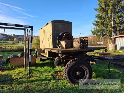 Polowa stacja zasilania 39ZPJ-680/17/P2 100 KVA (100 kW, 3x400 V, 50 Hz) na p-pie 2-os. (ład. 6 000 kg) 